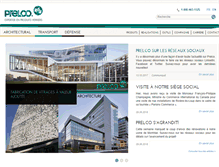 Tablet Screenshot of prelco.ca